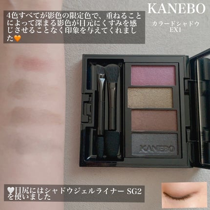 シャドウジェルライナー/KANEBO/ジェルアイライナーを使ったクチコミ(2枚目)