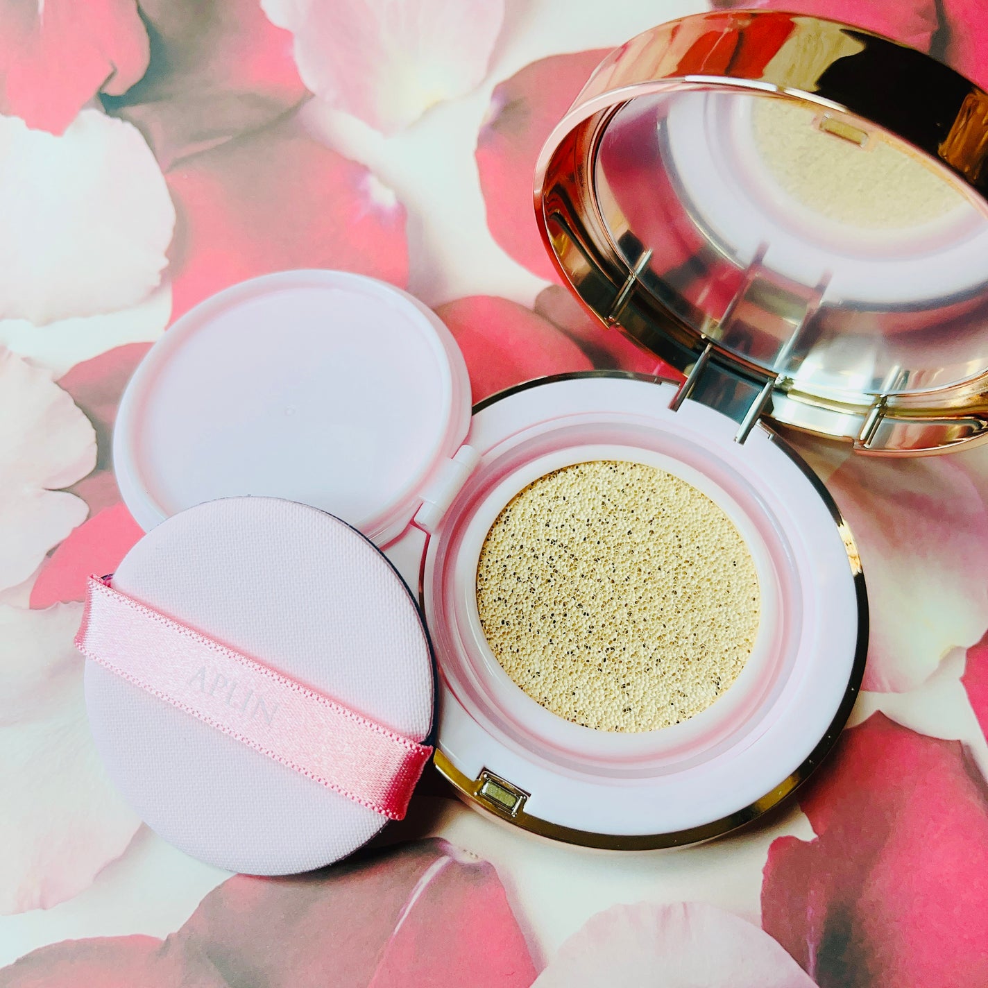 ピンクティーツリーカバークッション/APLIN/クッションファンデーションを使ったクチコミ(2枚目)