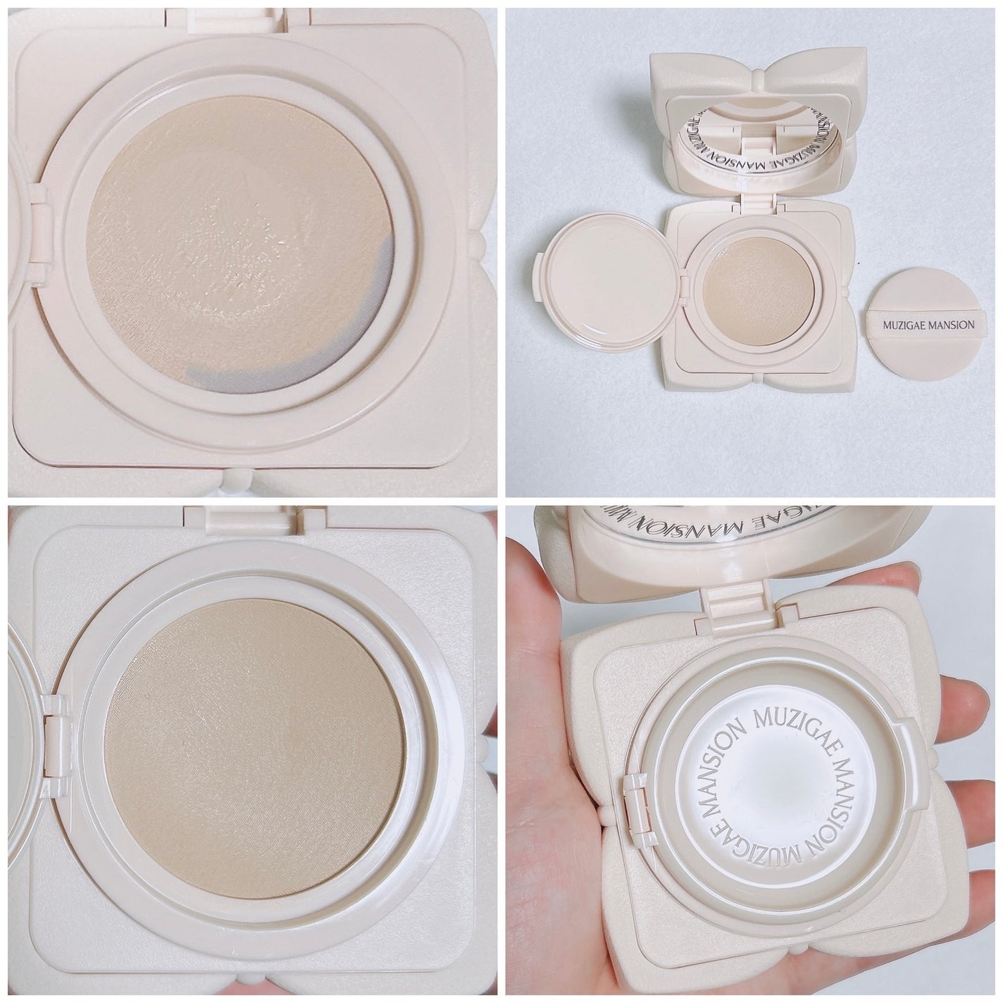 スリックウォータークッション/MUZIGAE MANSION/クッションファンデーションを使ったクチコミ(4枚目)