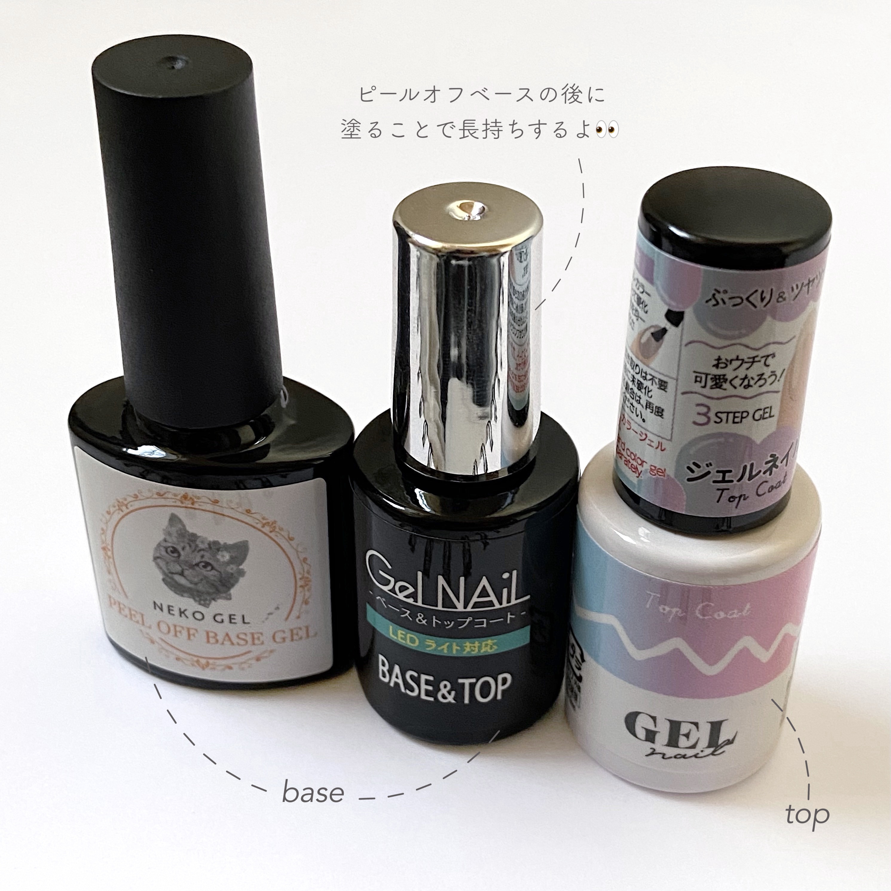 ジェルネイル（ライト対応）/セリア/ジェルネイルを使ったクチコミ（3枚目）