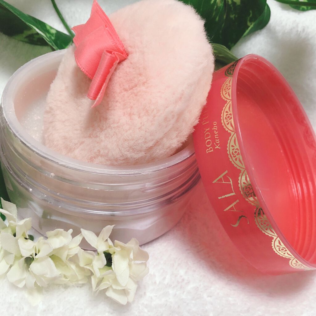 ボディパフパウダーN プリズムパール(サラ スウィートローズの香り)/SALA/ボディパウダーを使ったクチコミ(3枚目)