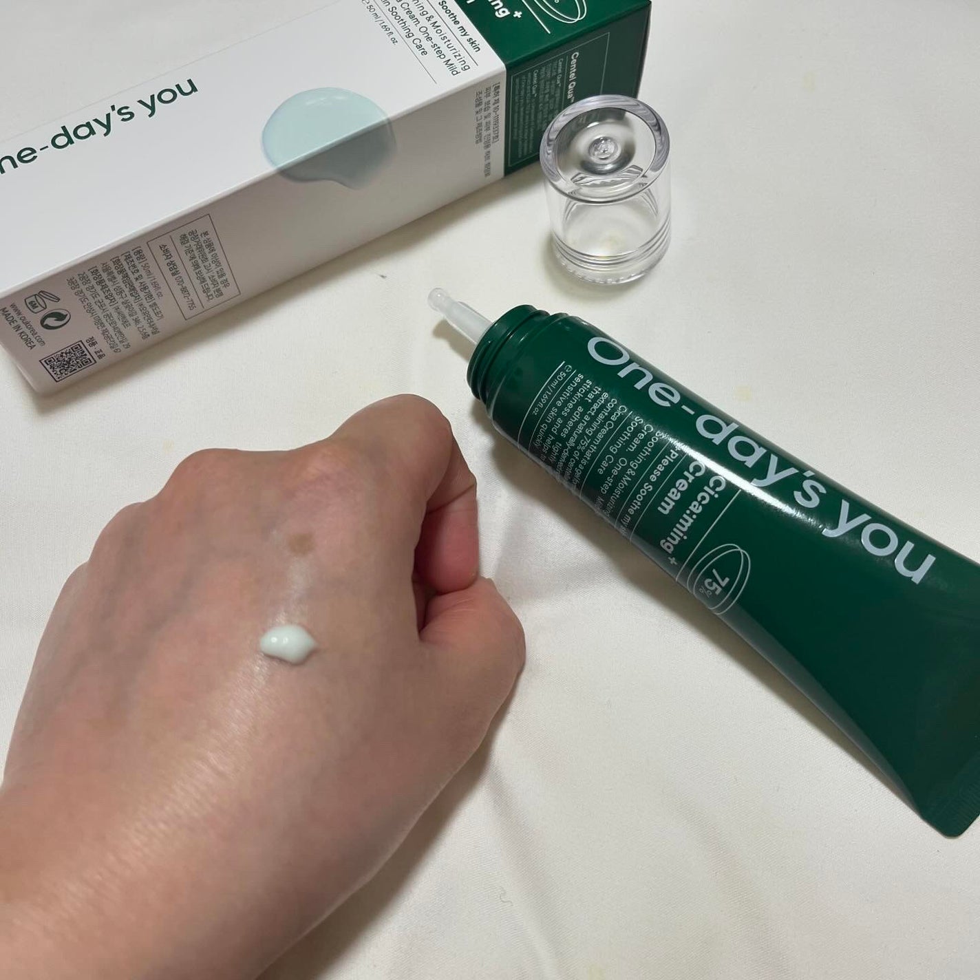 シカーミングクリーム /One-day's you/フェイスクリームを使ったクチコミ(2枚目)