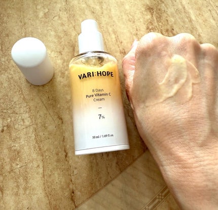 8デイズ ピュアビタミンCクリーム/VARI:HOPE/フェイスクリームを使ったクチコミ(1枚目)