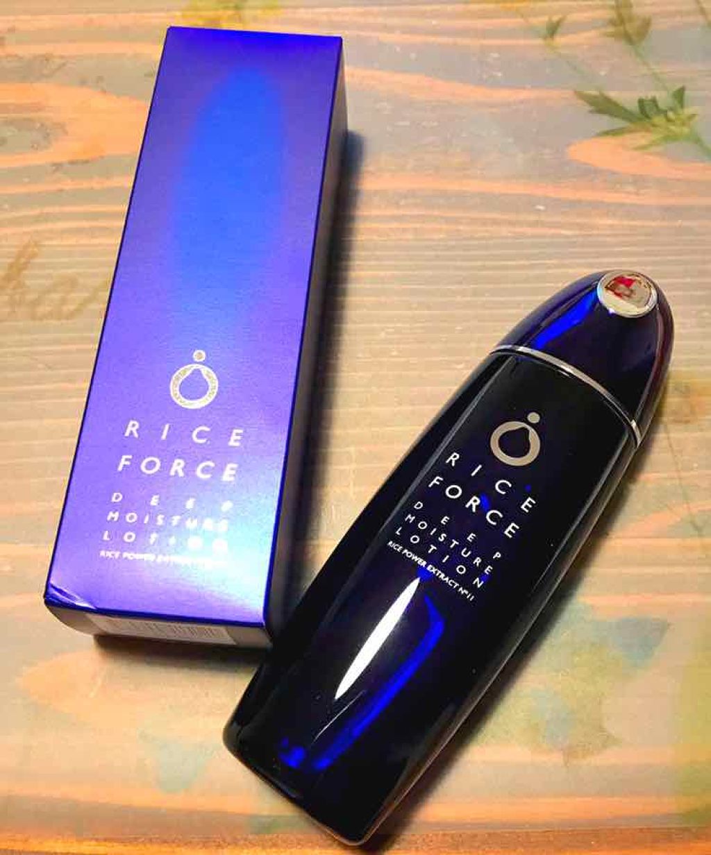 ディープモイスチュアローション/ライスフォース/化粧水を使ったクチコミ(1枚目)