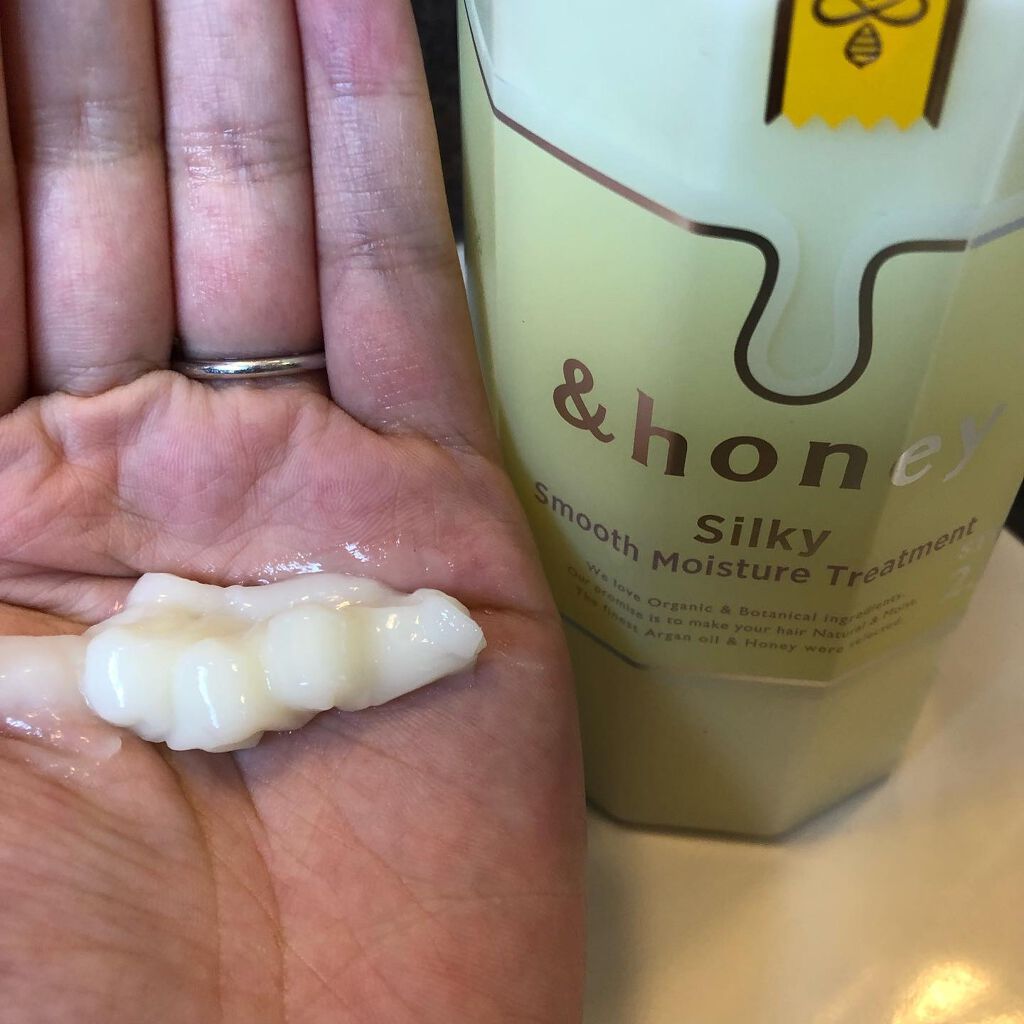 シルキー　スムースモイスチャー　シャンプー　1.0/ヘアトリートメント　2.0/&honey/市販シャンプーを使ったクチコミ（3枚目）