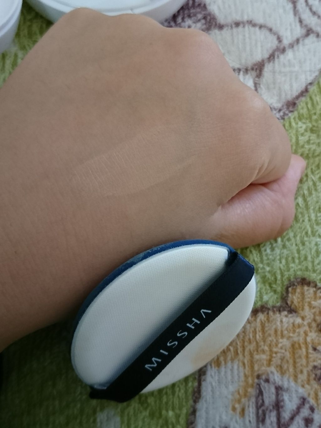 M クッション ファンデーション(モイスチャー)/MISSHA/クッションファンデーションを使ったクチコミ(3枚目)