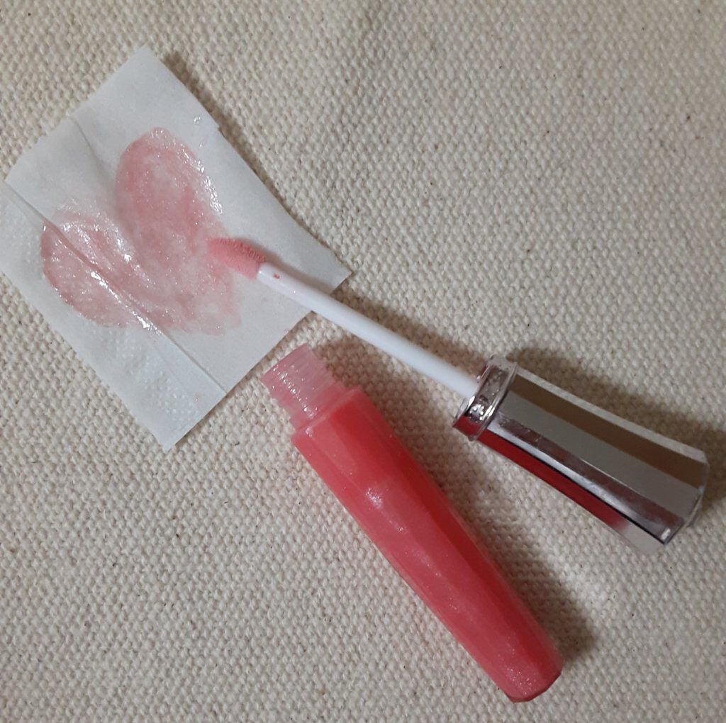 平鈴担 on LIPS 「#ダイソー#アクアリップグロス#NO.1ピーチゼリー#¥110..」(1枚目)