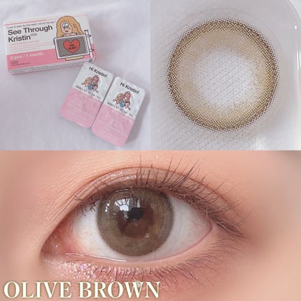 See Through Kristin/Hapa kristin/カラーコンタクトレンズを使ったクチコミ(4枚目)