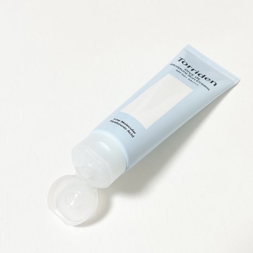 ダイブイン ウォータリーモイスチャーサンクリーム/Torriden/日焼け止めクリームを使ったクチコミ（2枚目）