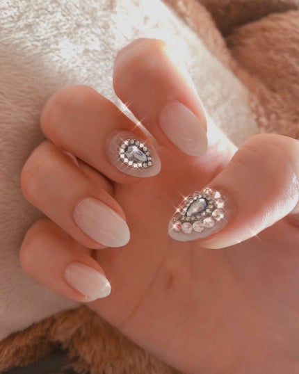 セミキュアジェルネイル(ハンド)/ohora/ネイルシールを使ったクチコミ(3枚目)