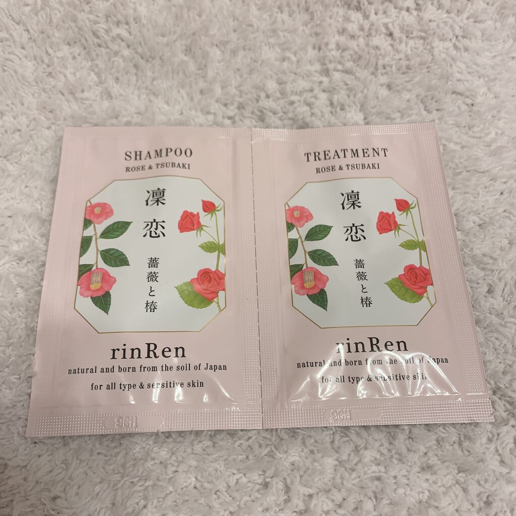 シャンプー/トリートメント ローズ&ツバキ/rinRen(凛恋)/市販シャンプーを使ったクチコミ(1枚目)