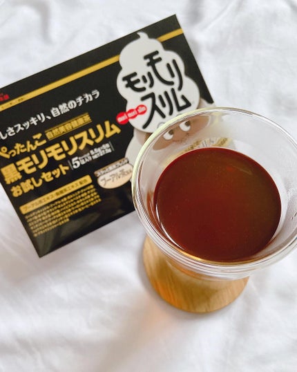 ハーブ健康本舗 黒モリモリスリム(プーアル茶風味) /ハーブ健康本舗/ドリンクを使ったクチコミ(5枚目)