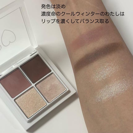 THE アイパレR/b idol/アイシャドウパレットを使ったクチコミ(5枚目)