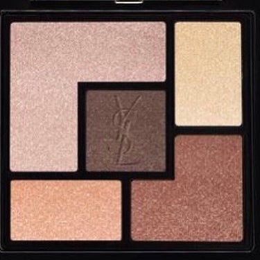 クチュール クルール パレット 14 ロージィ コントゥーリング/YVES SAINT LAURENT BEAUTE/パウダーアイシャドウを使ったクチコミ（2枚目）