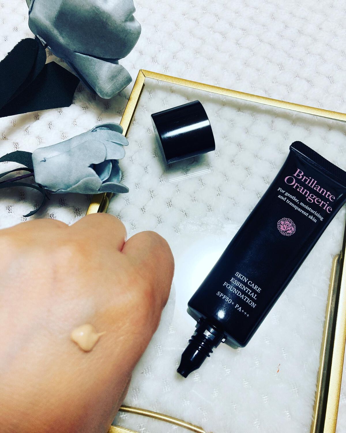 ブリリアントオランジュリー　スキンケアエッセンシャルファンデーション/BRILLIANT/リキッドファンデーションを使ったクチコミ（2枚目）