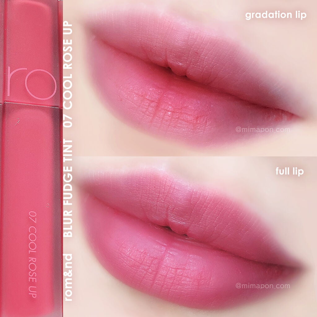 rom&nd ブラーファッジティント/rom&nd/リップティントを使ったクチコミ(5枚目)