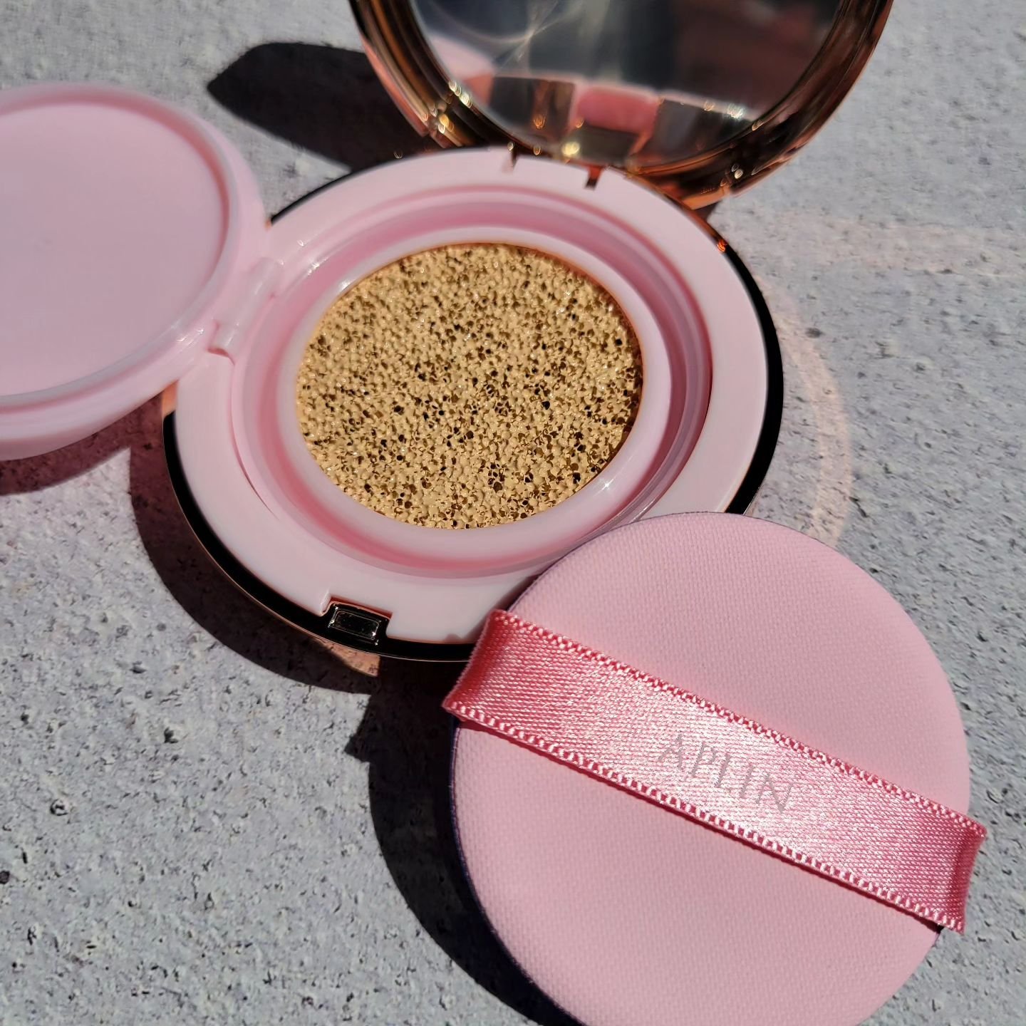 ピンクティーツリーカバープライマークッション/APLIN/クッションファンデーションを使ったクチコミ（2枚目）