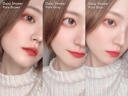 Daisy Shower 1Day/chuu LENS/ワンデー(1DAY)カラコンを使ったクチコミ(9枚目)