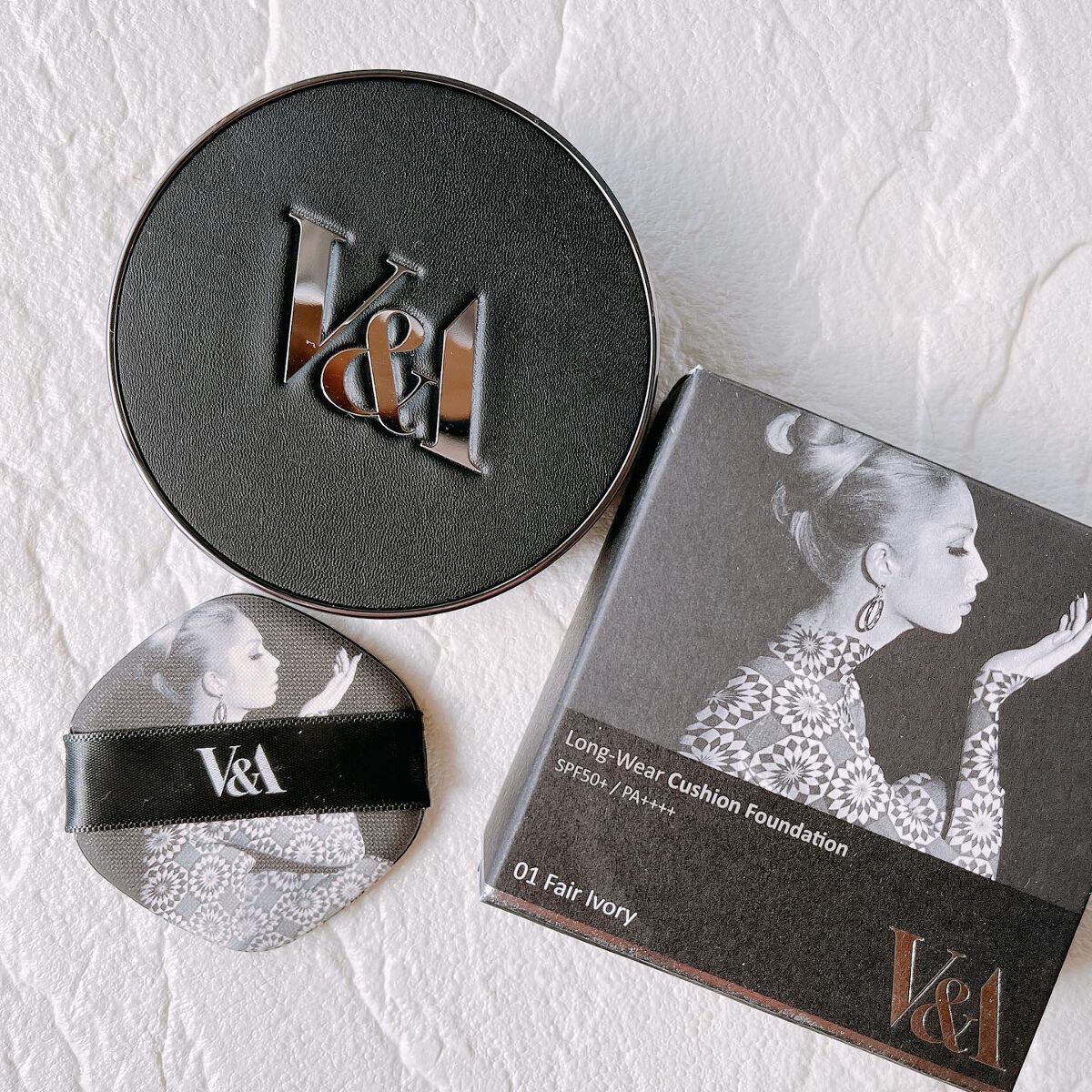 ロングウェアクッションファンデーション/V&Aビューティー/クッションファンデーションを使ったクチコミ（2枚目）