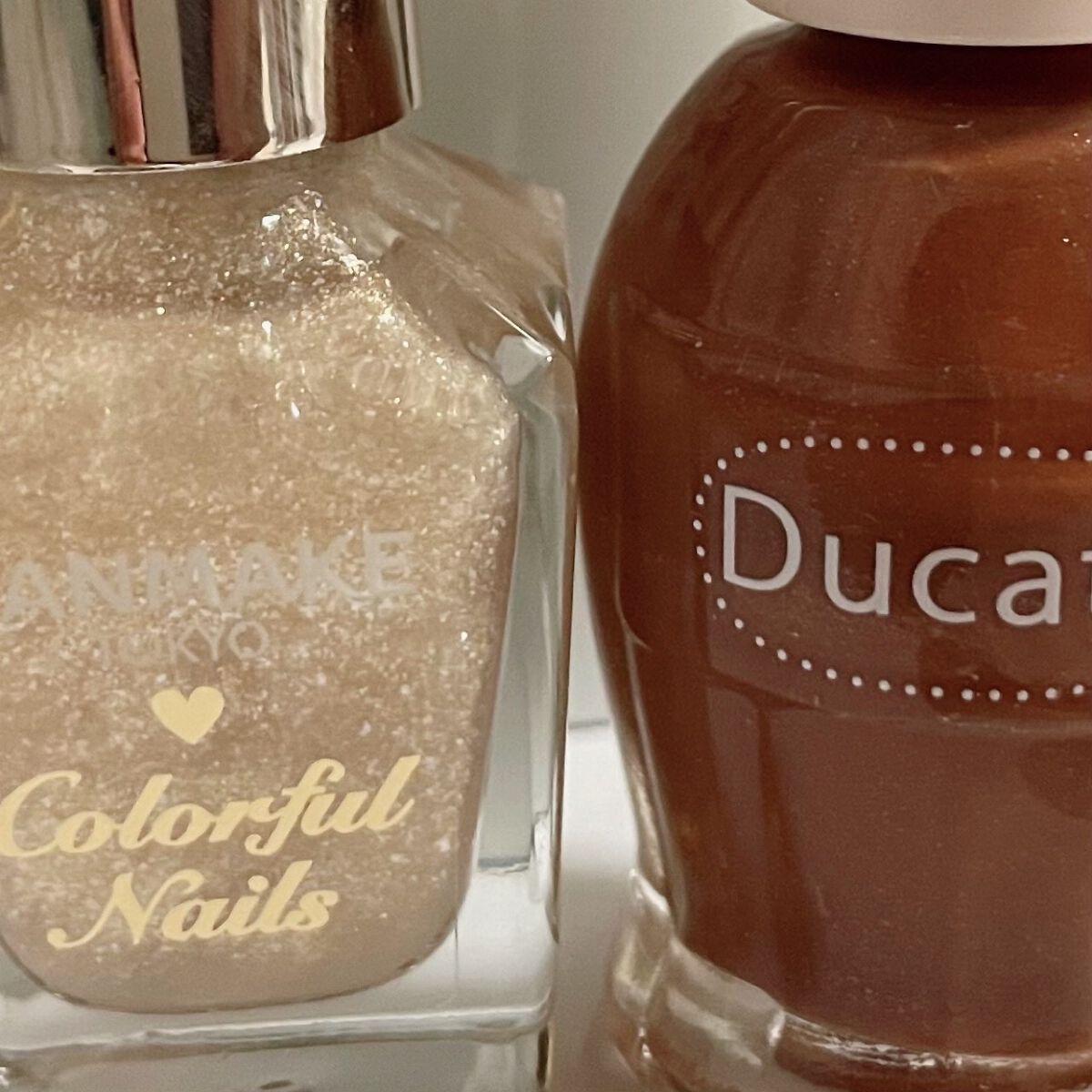 ナチュラルネイルカラーN 097 コケティッシュブラウン/デュカート/マニキュアを使ったクチコミ（2枚目）