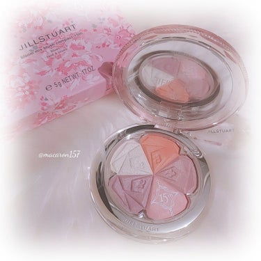 ジルスチュアート ブルーム ミックスブラッシュ コンパクト 08 twilight marigold(限定色)/JILL STUART/パウダーチークを使ったクチコミ（1枚目）