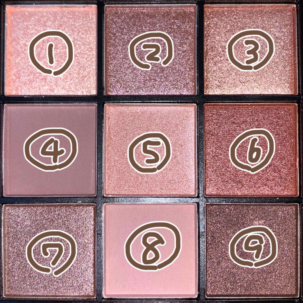 UR GLAM BLOOMING EYE COLOR PALETTE/U R GLAM/アイシャドウパレットを使ったクチコミ(2枚目)