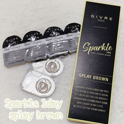 ジーヴル トーキョー スパークル/GIVRE TOKYO/カラーコンタクトレンズを使ったクチコミ(3枚目)