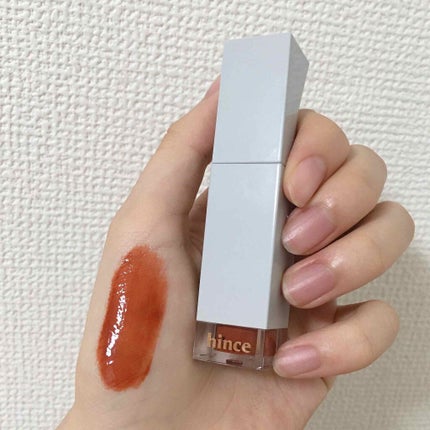 ムードインハンサーリキッドグロウ/hince/口紅を使ったクチコミ(3枚目)