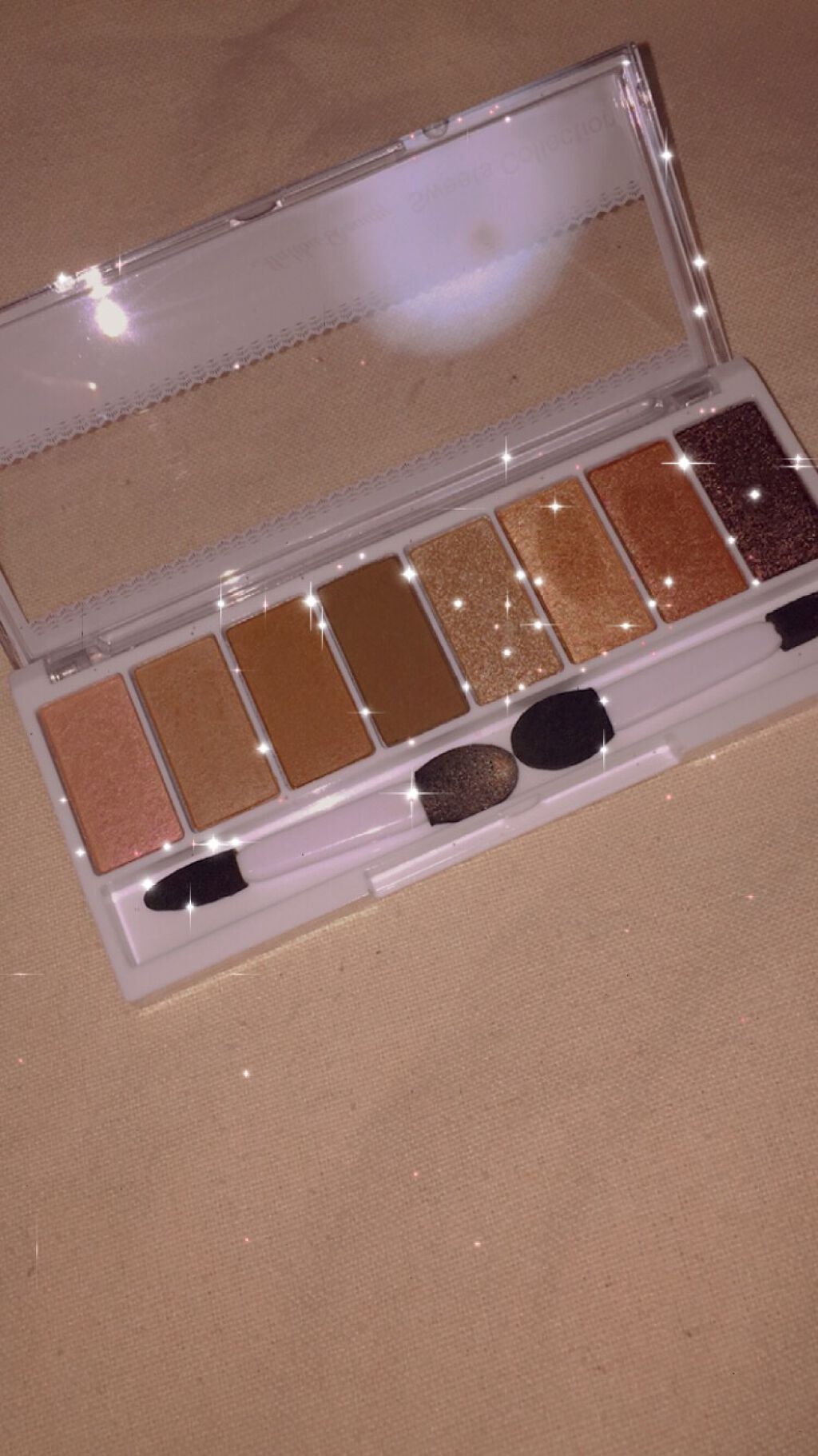 スイーツコレクション/マリブビューティー/アイシャドウパレットを使ったクチコミ(2枚目)
