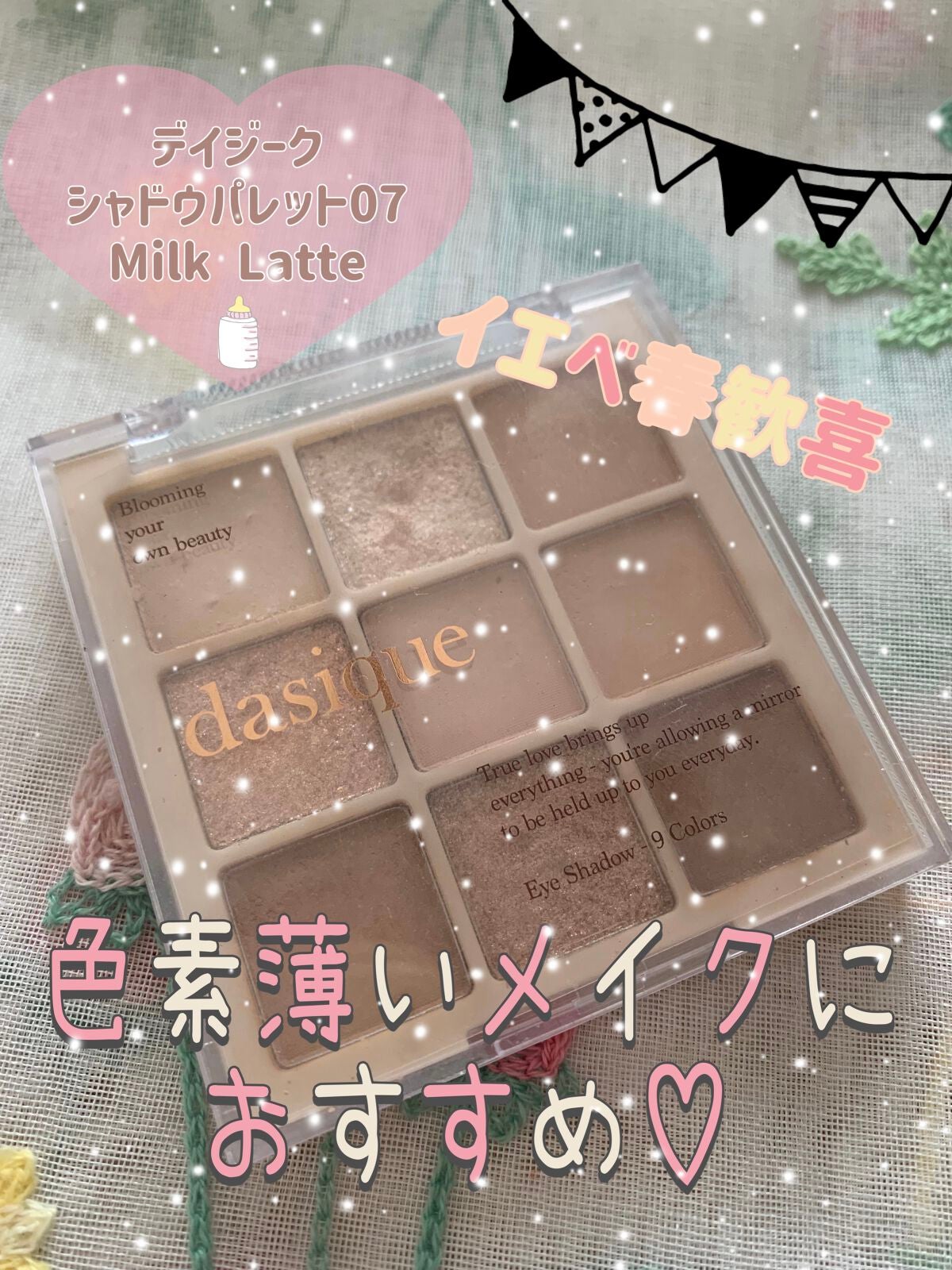 シャドウパレット/dasique/アイシャドウパレットを使ったクチコミ(1枚目)