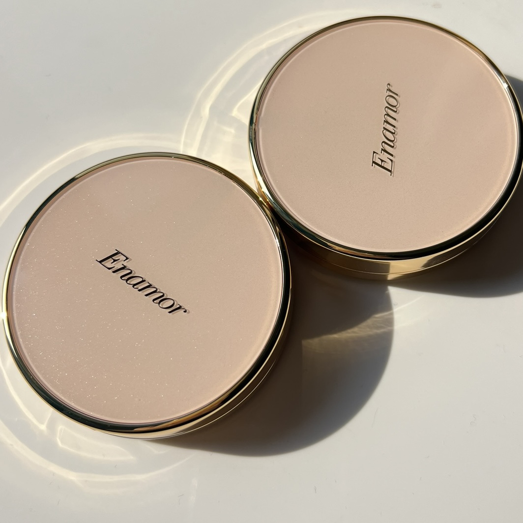 ライトフィット ハーフグロウ クッションファンデーション 02 ナチュラル/Enamor/クッションファンデーションを使ったクチコミ（2枚目）