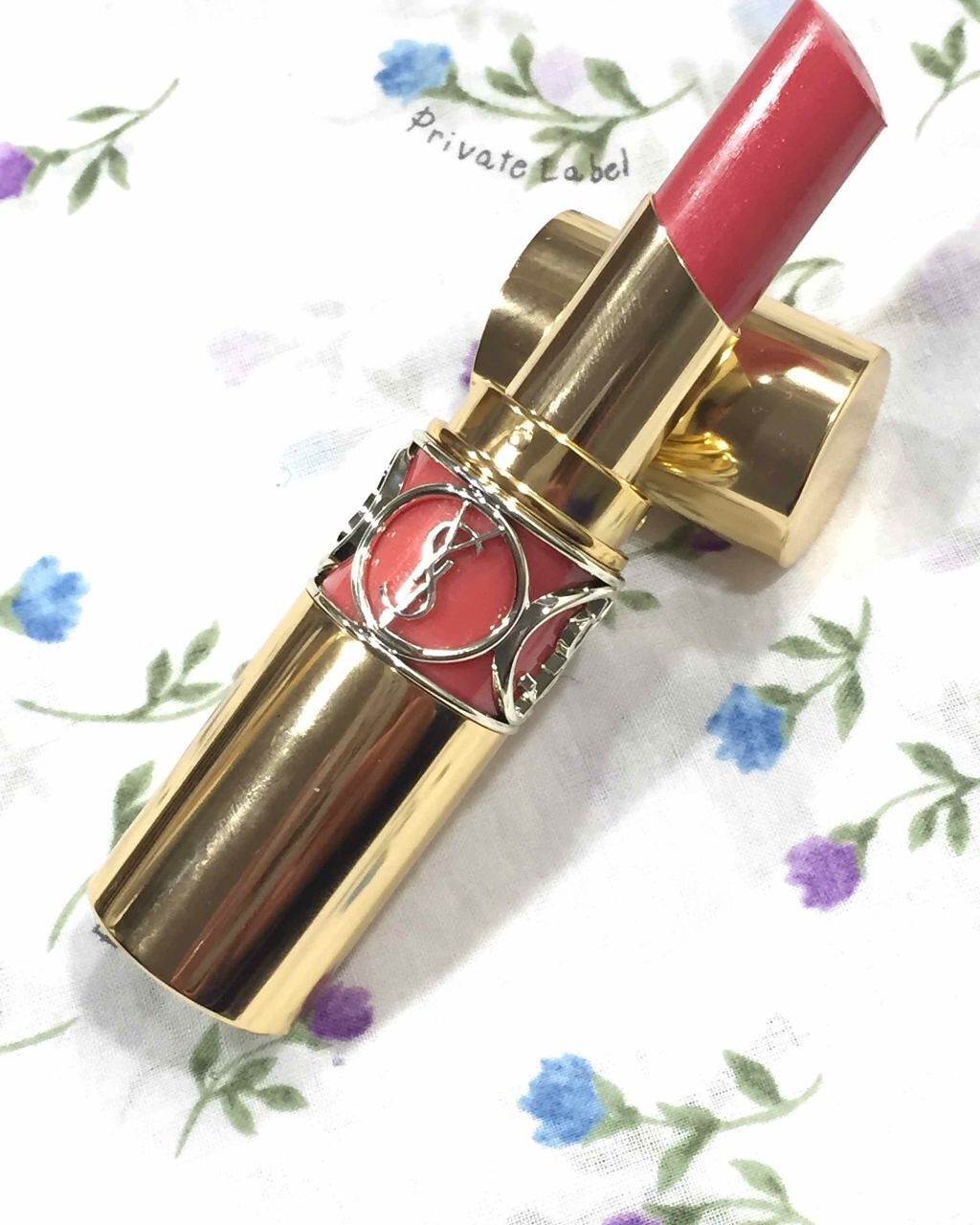 ルージュ ヴォリュプテ シャイン/YVES SAINT LAURENT BEAUTE/口紅を使ったクチコミ(1枚目)