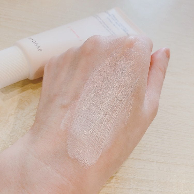 フレッシュヴィーガントーンアップサンクリーム/HYGGEE/日焼け止めクリームを使ったクチコミ(3枚目)