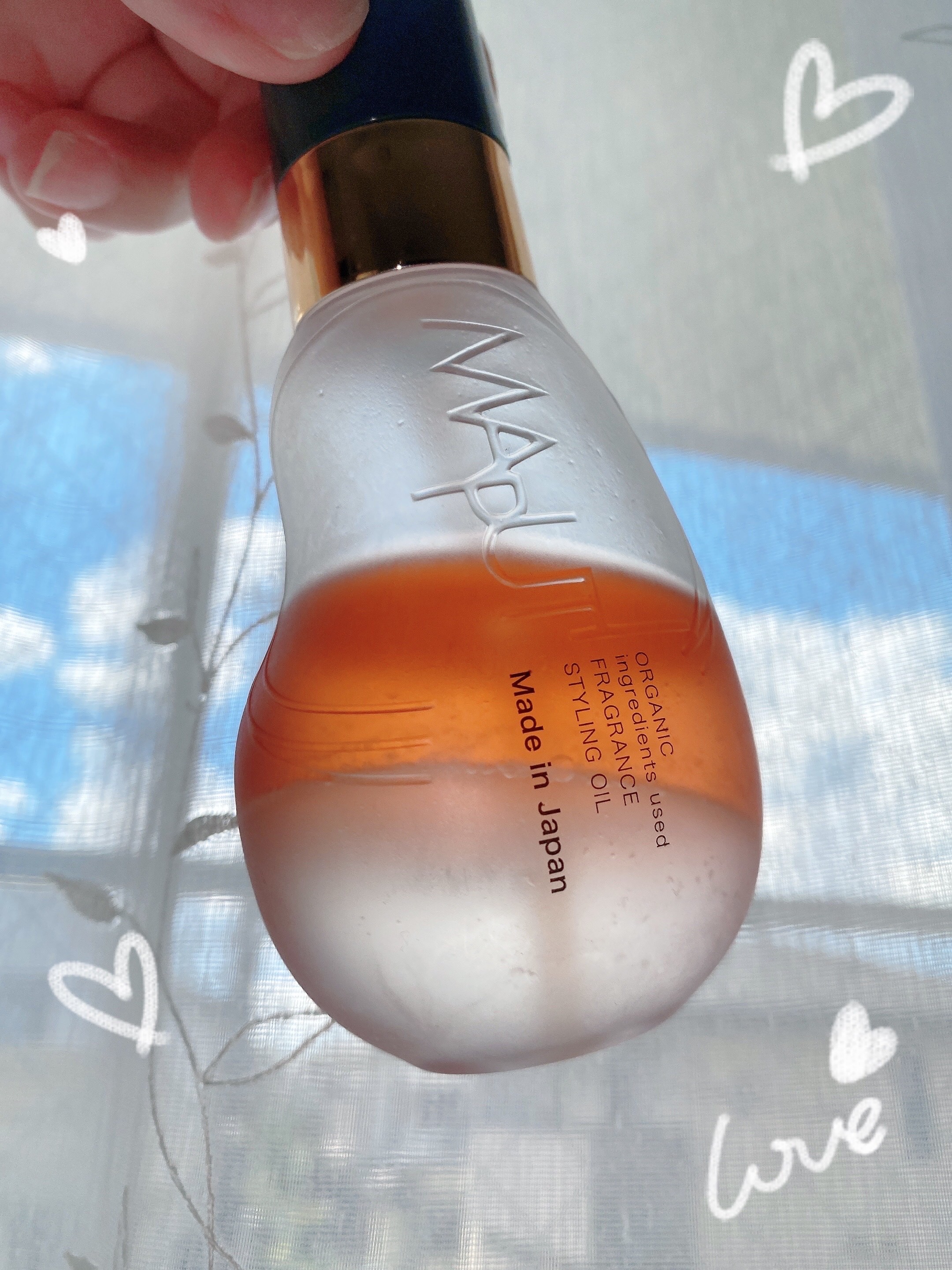 オーガニックフレグランススタイリングオイル MAPUTI/MAPUTI/ヘアオイルを使ったクチコミ（1枚目）