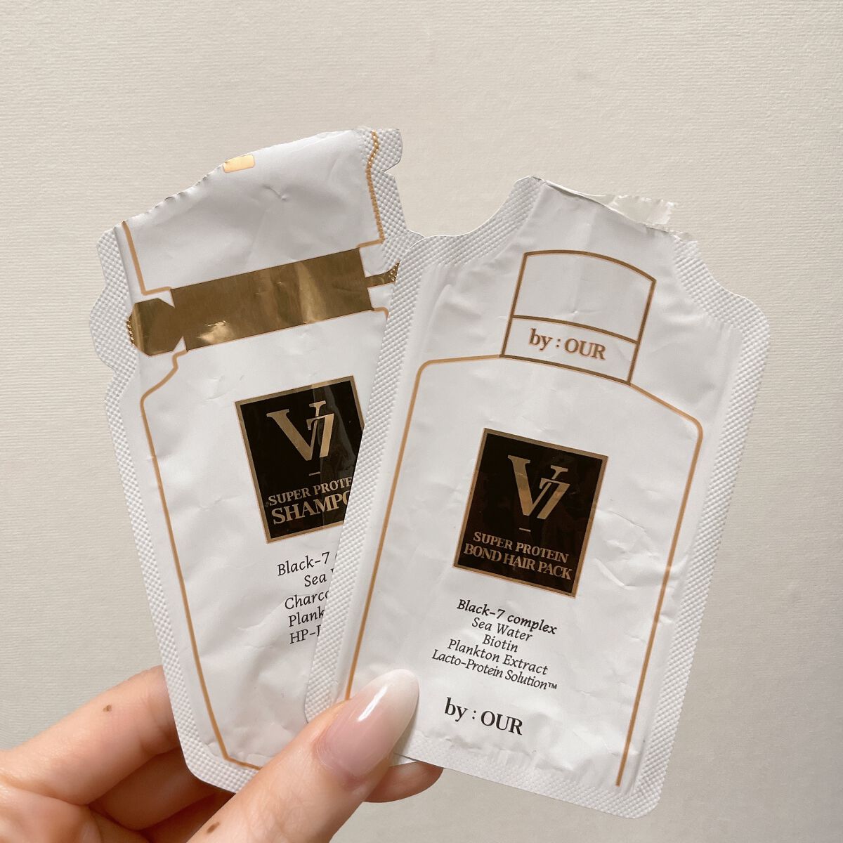 V7 スーパープロテイン シャンプー/by : OUR/サロンシャンプーを使ったクチコミ（2枚目）