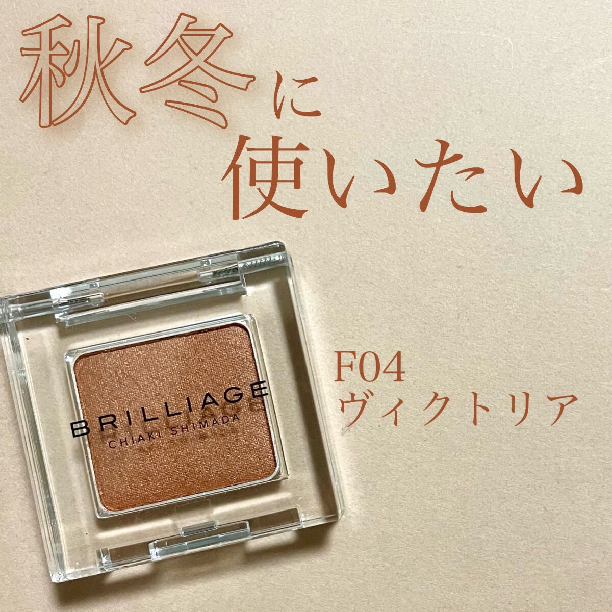 ワンダークリエイション /ブリリアージュ/単色アイシャドウを使ったクチコミ(1枚目)