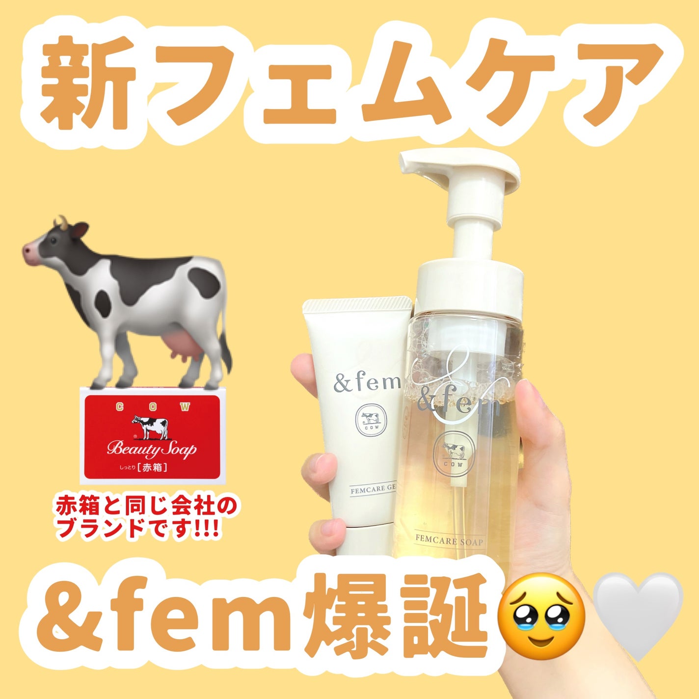アンドフェム フェムケア泡ソープ/&fem/デリケートゾーンケアを使ったクチコミ(1枚目)