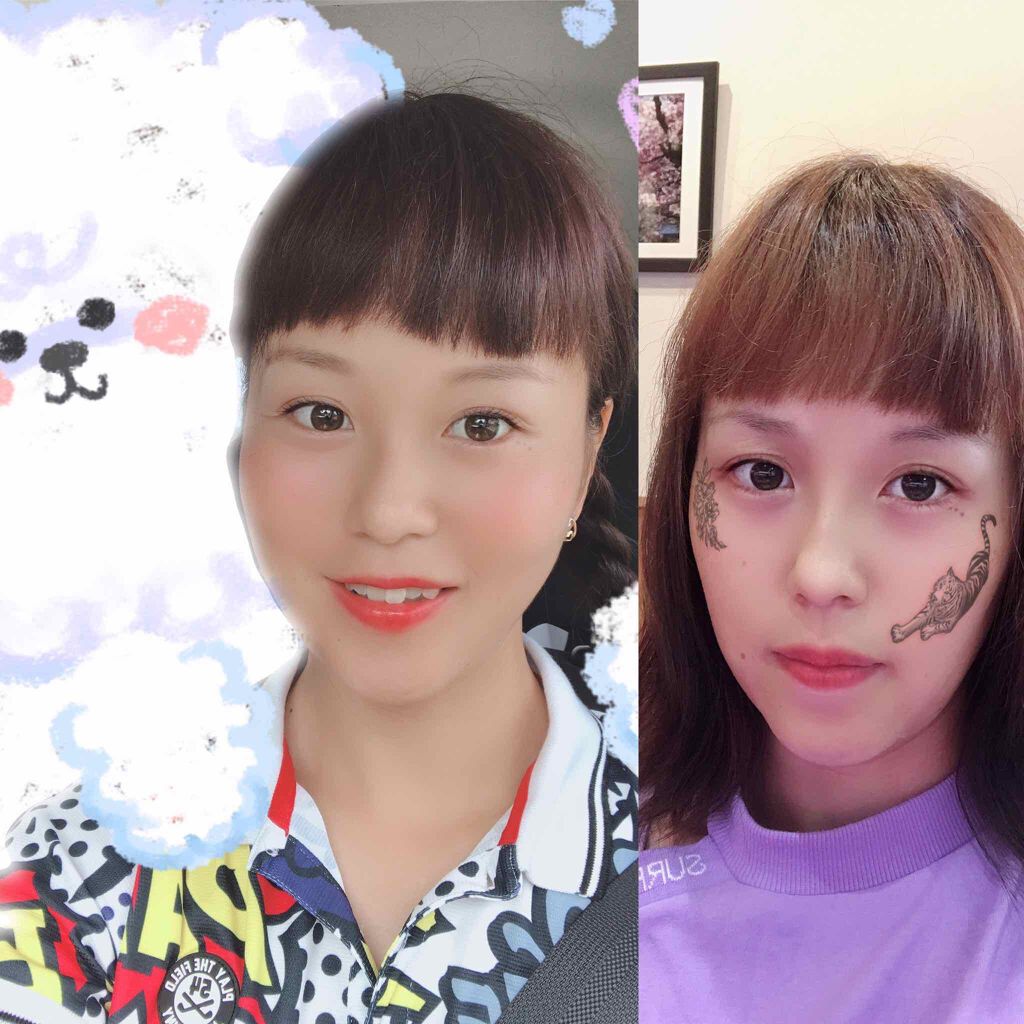 イリヤ コスメティクス ビビッド ホイップ ハイブリーチのクチコミ「髪色の印象の違い✨✨
黒髪だとやっぱり清楚だし、茶髪なら垢抜けた感じだし☺️👍🏻💇‍♀️ただし.....」（1枚目）