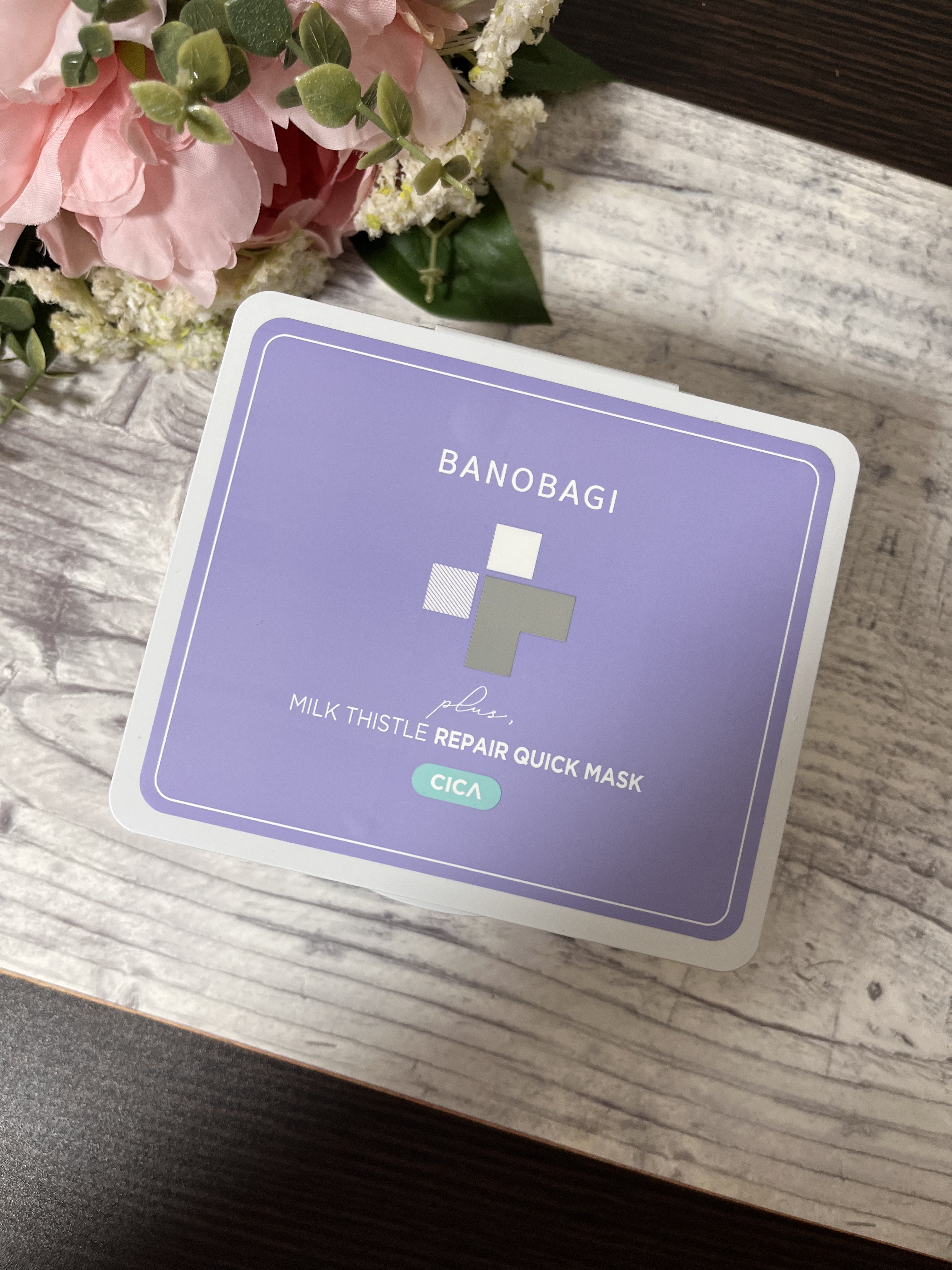 ミルクシスルリペアシカクイックマスクプラス/BANOBAGI/シートマスク・パックを使ったクチコミ（2枚目）