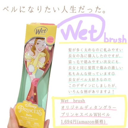 オリジナルディタングラー(ディズニー)/ウェットブラシ/ヘアブラシを使ったクチコミ(1枚目)
