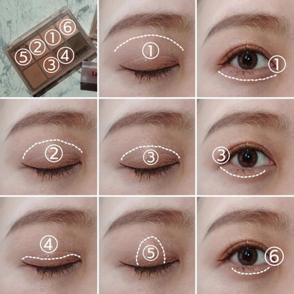 デイリズムアイパレット/heimish/アイシャドウパレットを使ったクチコミ(4枚目)