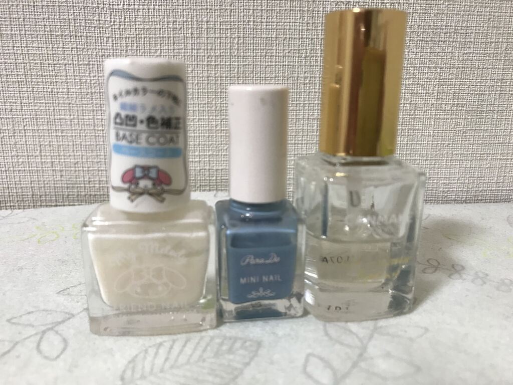 フレンドネイル(リニューアル品)	 1-7(33123)ベースコート/DAISO/マニキュアを使ったクチコミ（2枚目）