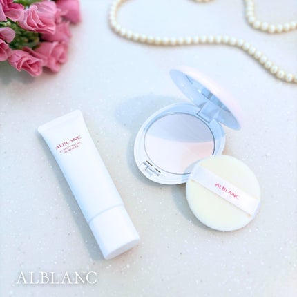 クラリティブラン フィニッシャー(ライトピンク)/ALBLANC/プレストパウダーを使ったクチコミ(1枚目)