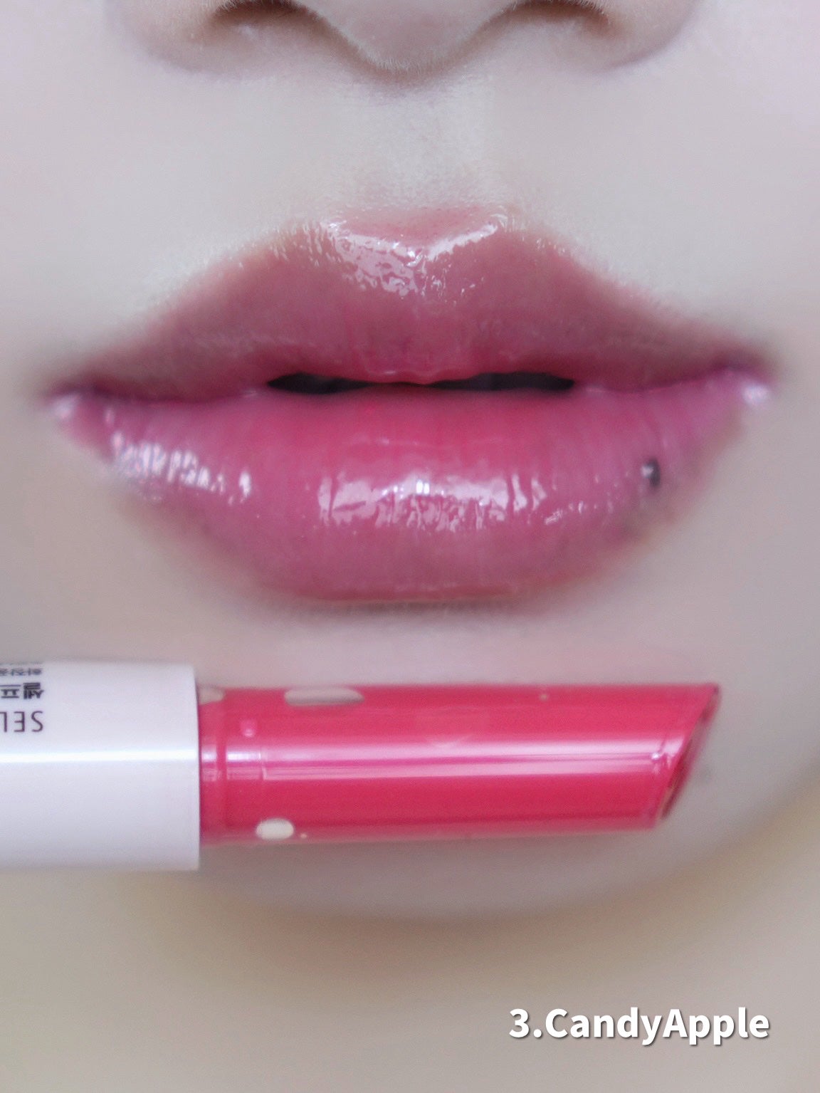 ヴィーガナイズコラーゲンリップガラスバーム/Veganize/リップグロスを使ったクチコミ(3枚目)