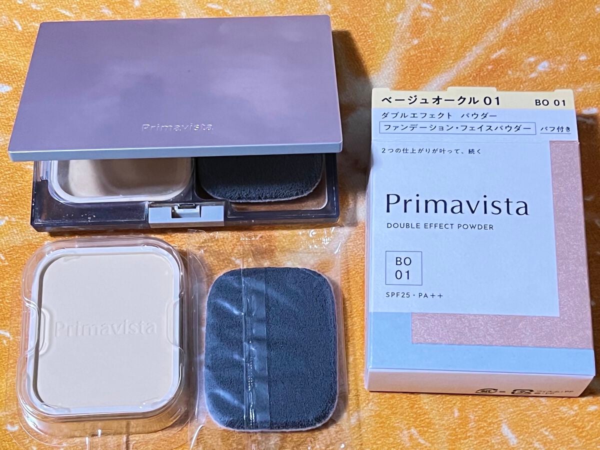 ダブルエフェクト パウダー/プリマヴィスタ/パウダーファンデーションを使ったクチコミ(2枚目)