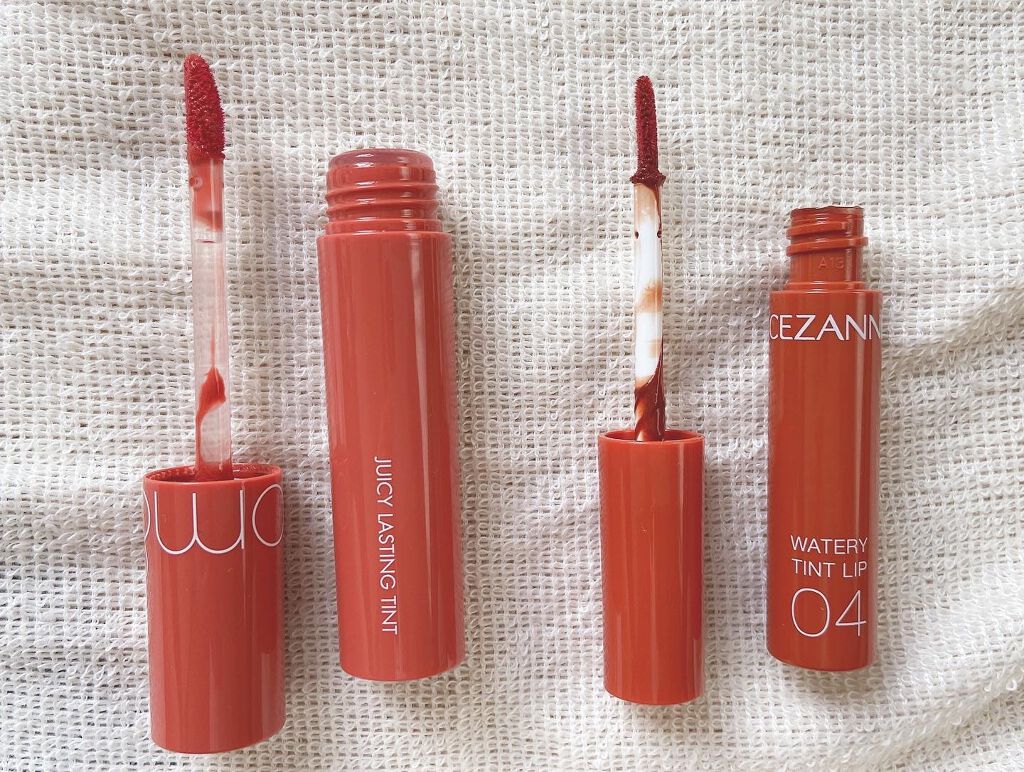 ウォータリーティントリップ/CEZANNE/リップティントを使ったクチコミ（3枚目）