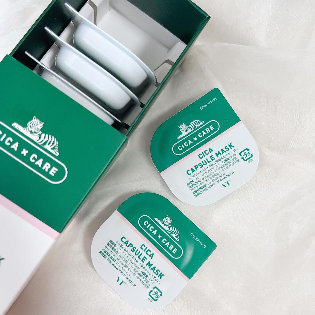 CICA カプセルマスク/VT/洗い流すパック・マスクを使ったクチコミ（3枚目）