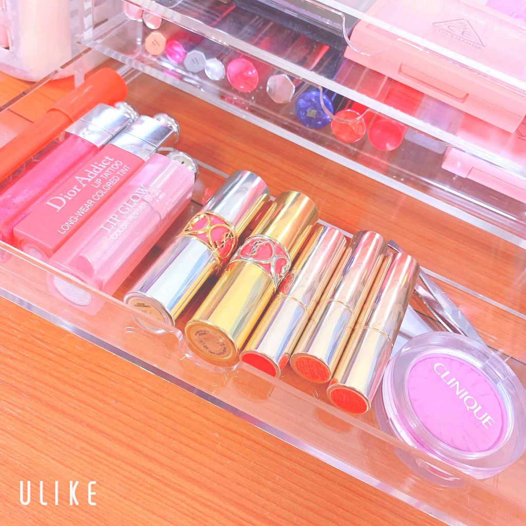 重なるアクリルケース横型3段/無印良品/その他化粧小物を使ったクチコミ(4枚目)