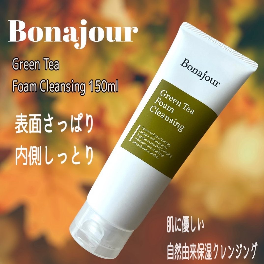 グリーンティーフォームクレンジング/Bonajour/クレンジングクリームを使ったクチコミ(1枚目)