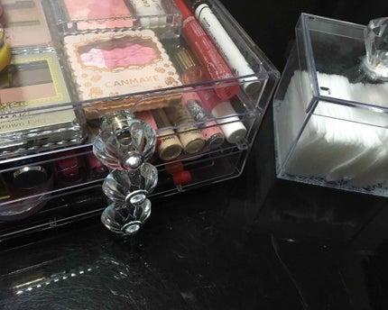 3段式クリアーケース/DAISO/その他化粧小物を使ったクチコミ(4枚目)